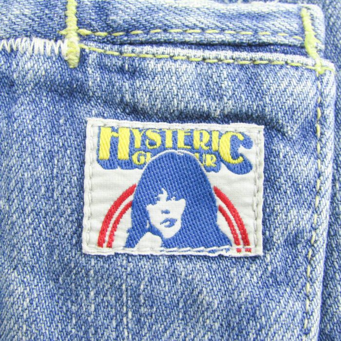 HYSTERIC GLAMOUR デニムショートパンツ スタッズ サイズXXS ブルー